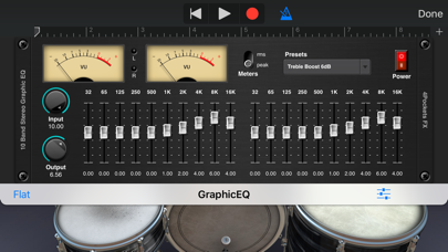 Stereo Graphic EQ AUv3 Plugin screenshot 2