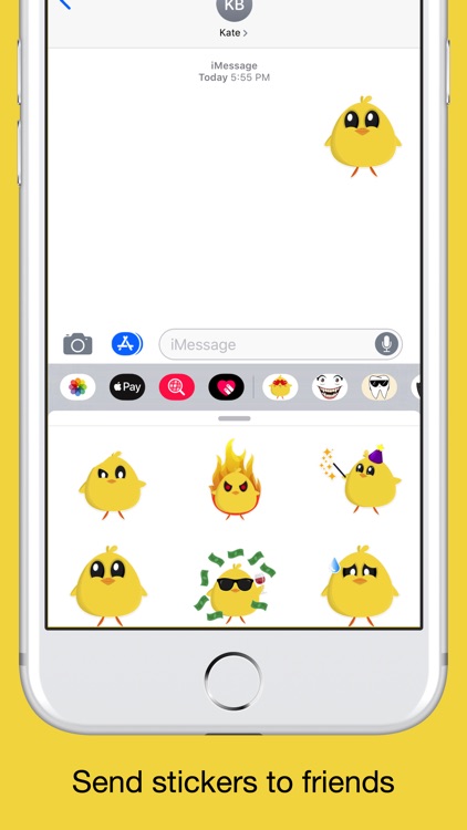 Chicky chick - chicken emoji screenshot-3