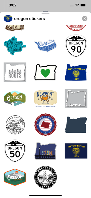 Oregon emojis - USA stickers(圖2)-速報App