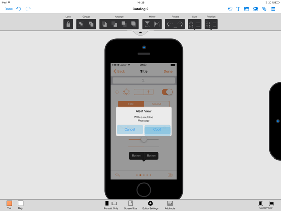 AppCooker Prototyping & Mockup Screenshots