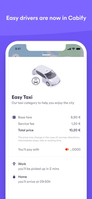 Easy, a Cabify app