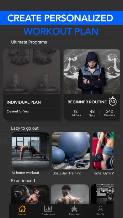 Workout & Fitness Exercises screenshot