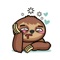 Sloth Emoticon Stickers