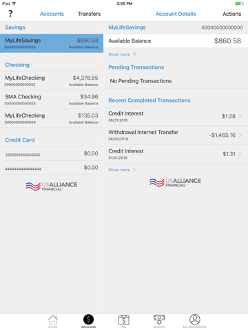 USALLIANCE FCU screenshot 2