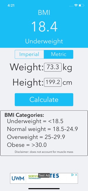 BMI Calculator - Fast & Simple(圖4)-速報App