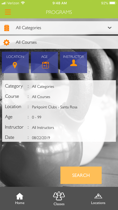 Parkpoint Health Club App* screenshot 3
