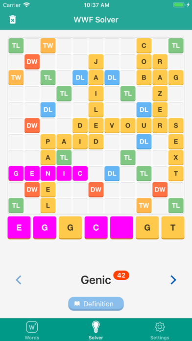 WWF Solver screenshot 2