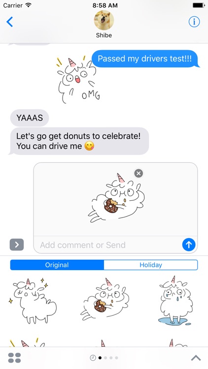Fluffcorn Stickers screenshot-3