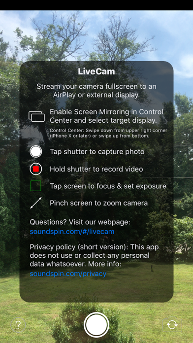 LiveCam – Fullscreen Monitor screenshot 3