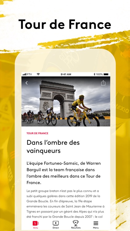 France tv sport : Le Tour 2019 screenshot-0