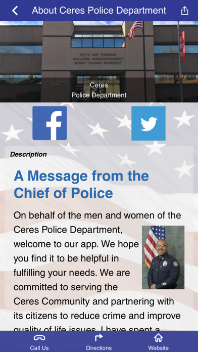 Ceres Police Department screenshot 2
