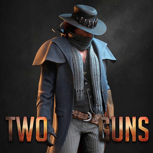 Western Two Guns Icon