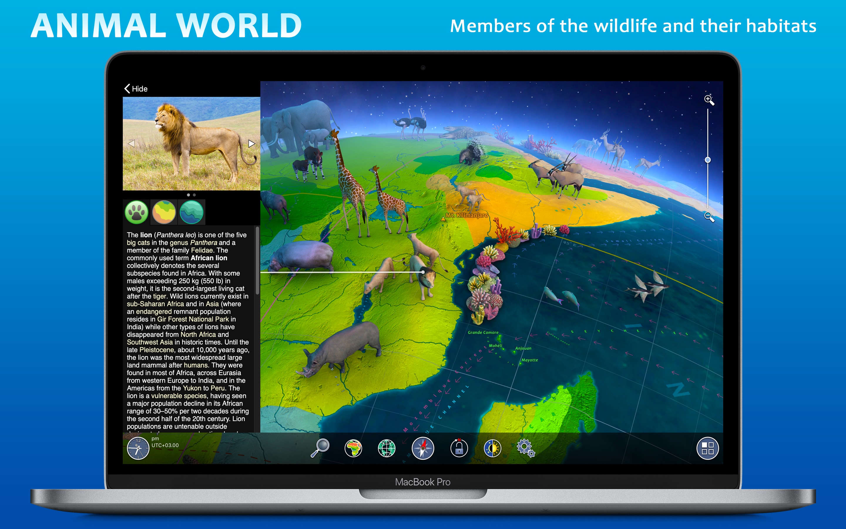 Screenshot do app Earth 3D - World Atlas
