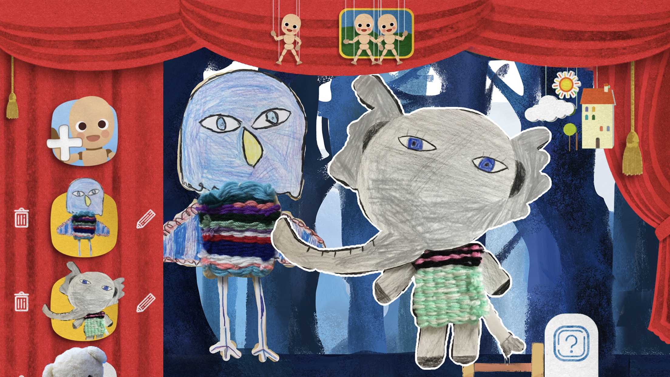 Screenshot do app PuppetMaster