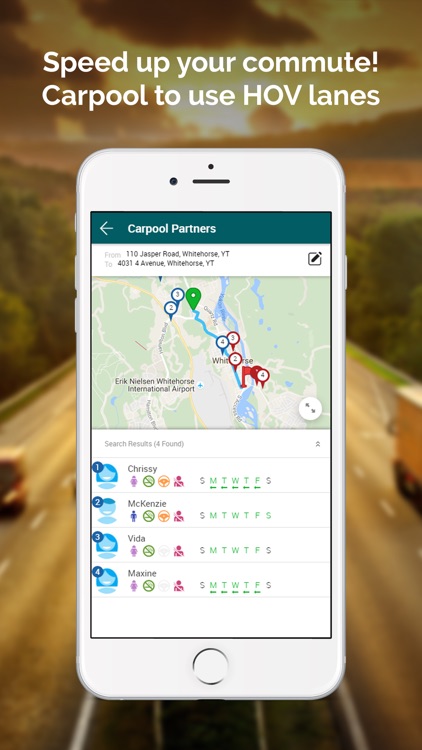 Yukon RideShare – carpool app