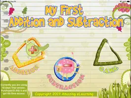 Game screenshot First Addition and Subtraction apk