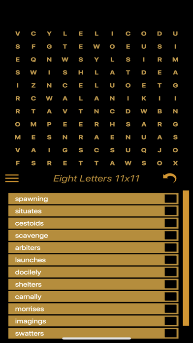 Simple Word Search for iPhone screenshot 2