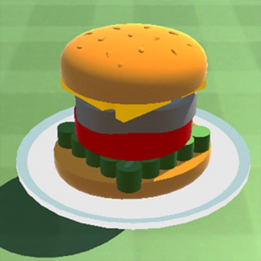 Stump Puzzle 3D - Burger Stack by Om Puri