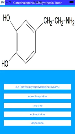 Game screenshot Catecholamines Synthesis Tutor mod apk