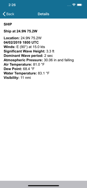 NOAA Buoy Stations & Ships Sea(圖4)-速報App