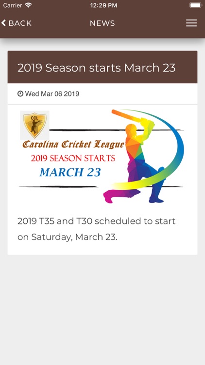 Carolina Cricket League screenshot-4