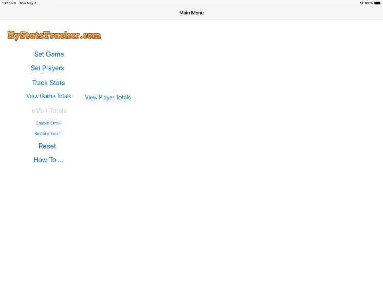 Hockey Stats Tracker