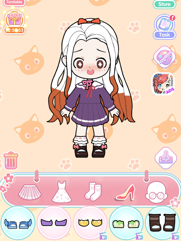 Anime Girl Dress Up  Play Free Online Game Now  yivcom