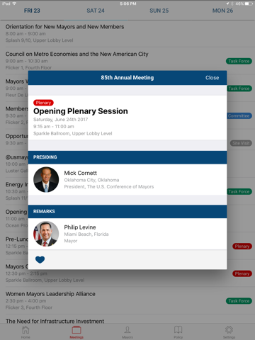 U.S. Conference of Mayors screenshot 3