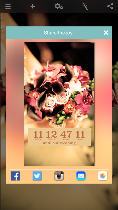 How to cancel & delete Wedding Countdown from iphone & ipad 3