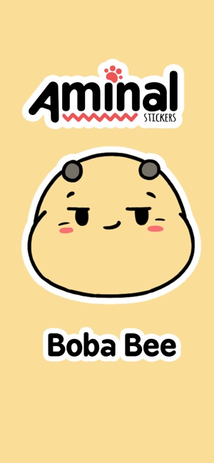 Boba Bee Stickers: Aminals(圖1)-速報App