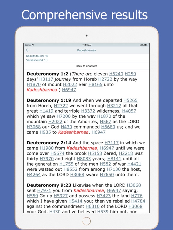 Bible and Strong’s Concordance screenshot 2