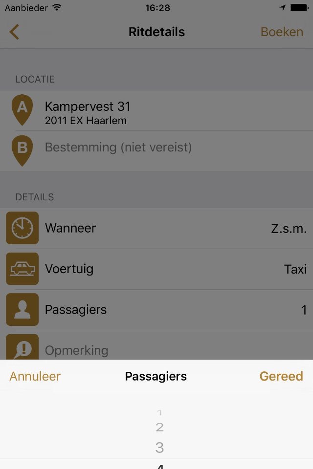 Taxi-Randstad screenshot 3