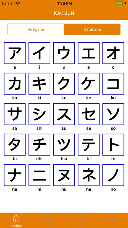 Kakijun - Japanese Alphabet