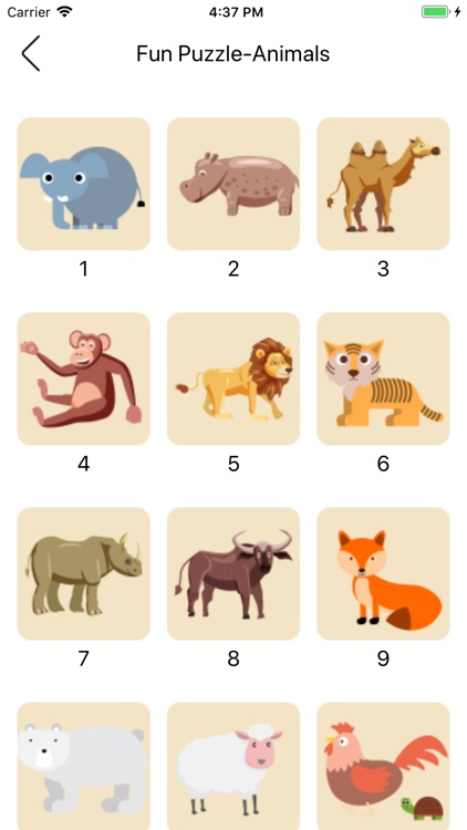 Fun Puzzle-Animals