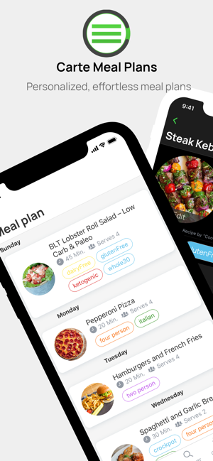 Carte - Easy Meal Plans