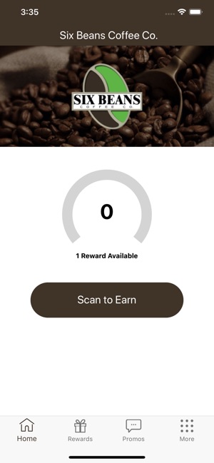 Six Beans Coffee Co Rewards