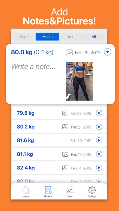 Weight Tracker BMI Calculator screenshot 4
