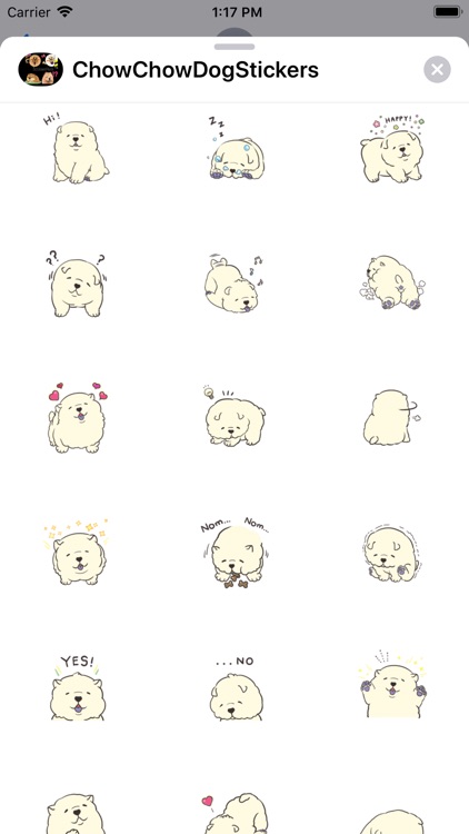 Chow Chow Dog Stickers Pack screenshot-7