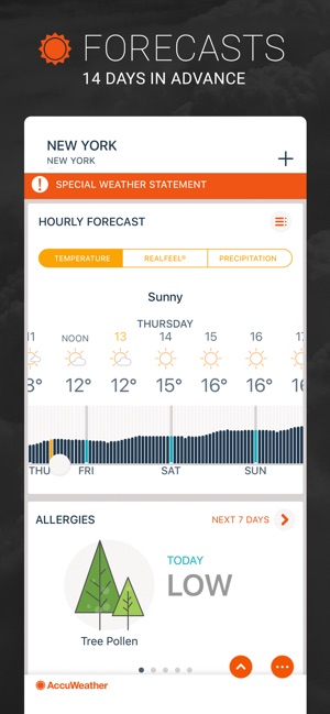 天氣預報由AccuWeather提供(圖2)-速報App