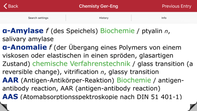 Dictionary of Chemistry DE-EN screenshot 4