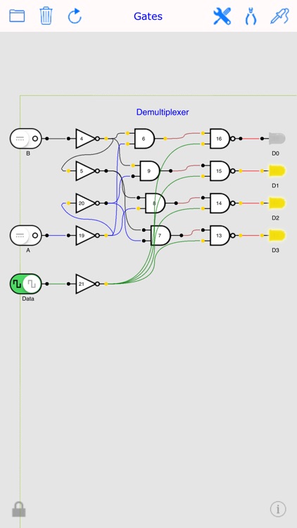 Digital Gate Circuit Simulator screenshot-0