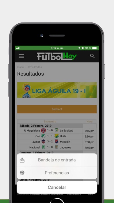 FutbolHoy app screenshot 4