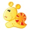 This is a bright and colorful animal iMessage sticker with a variety of animals, colorful, beautiful and fun