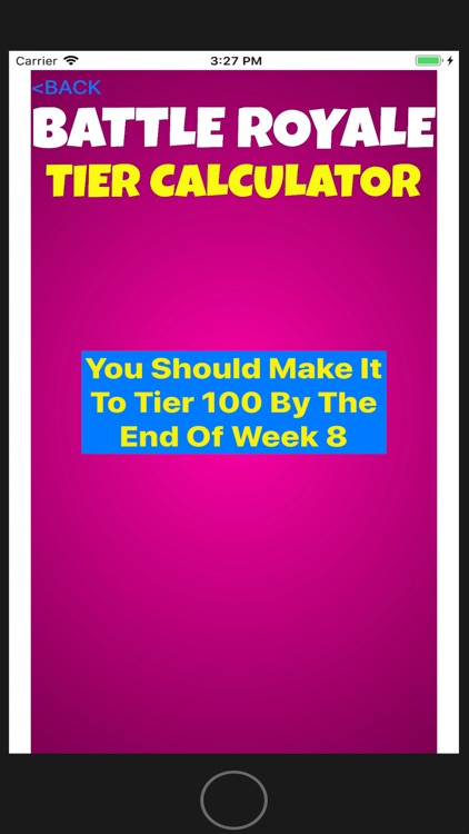 Battle Royale Tier Calculator