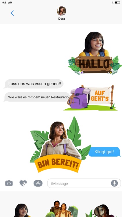 Offizielles Dora Sticker Pack