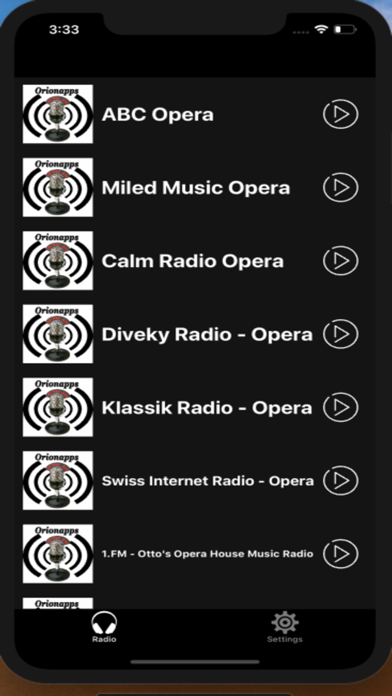 Opera Music+Screenshot von 1