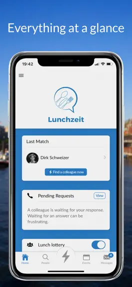 Game screenshot Lunchzeit Business Networking apk