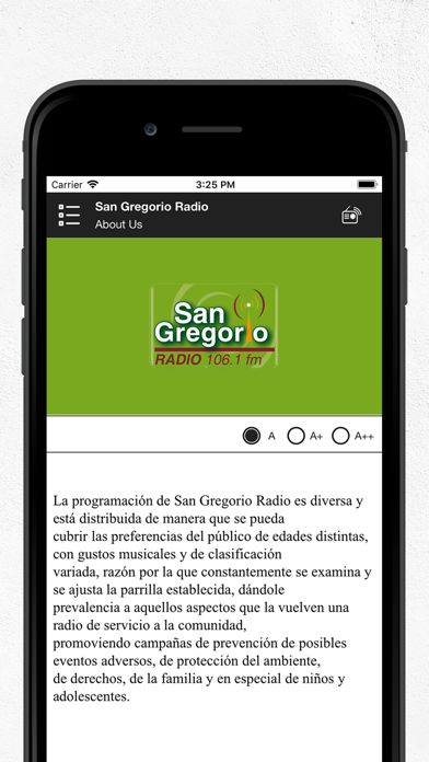 San Gregorio Radio screenshot 4