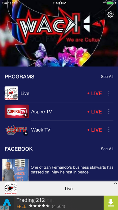 How to cancel & delete WACK FM/ASPIRE TV from iphone & ipad 1