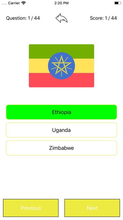 African flags quiz